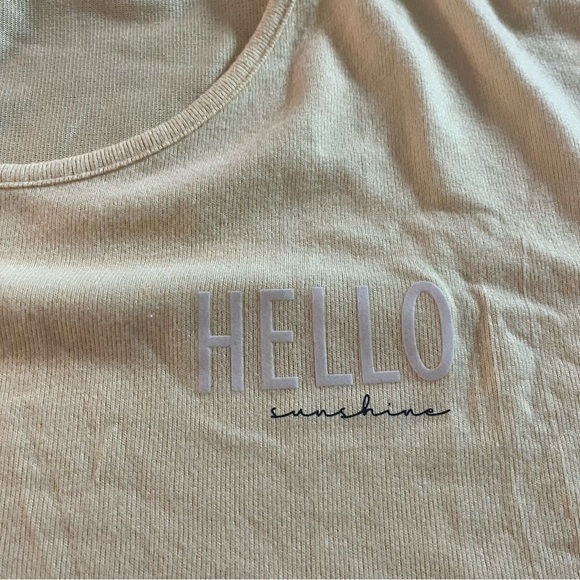 La Vie en Rose ‘hello sunshine’ Pajama set with sloth print pants size M/L - Picture 13 of 14